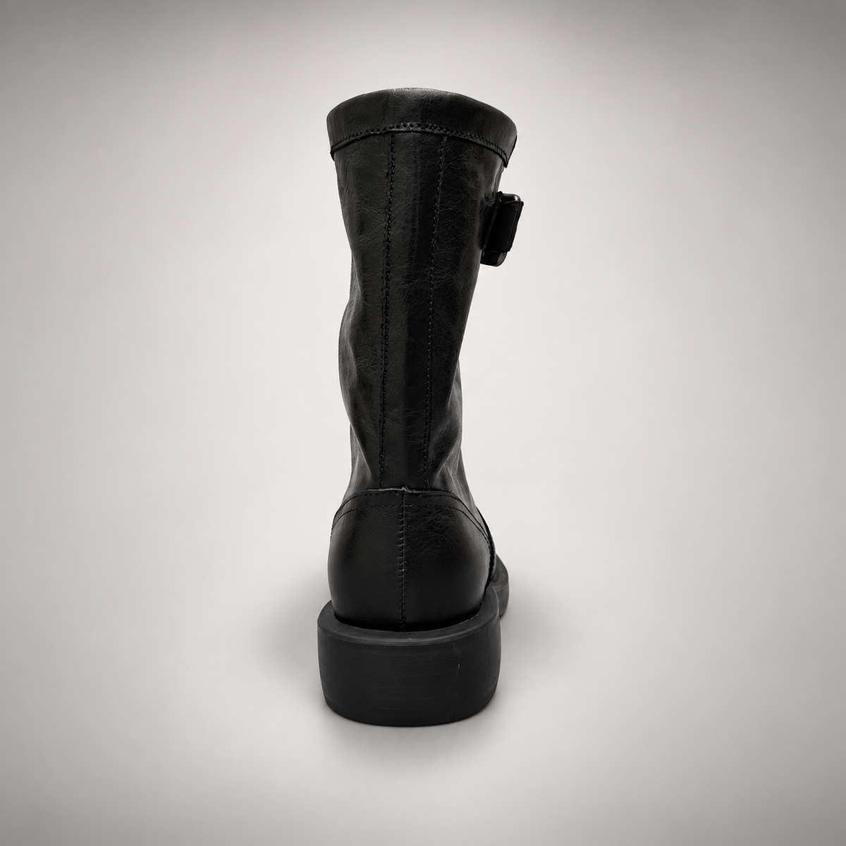 Black buckle boots 4