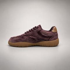 Plum suede sneakers 3