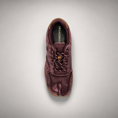 Plum suede sneakers 6