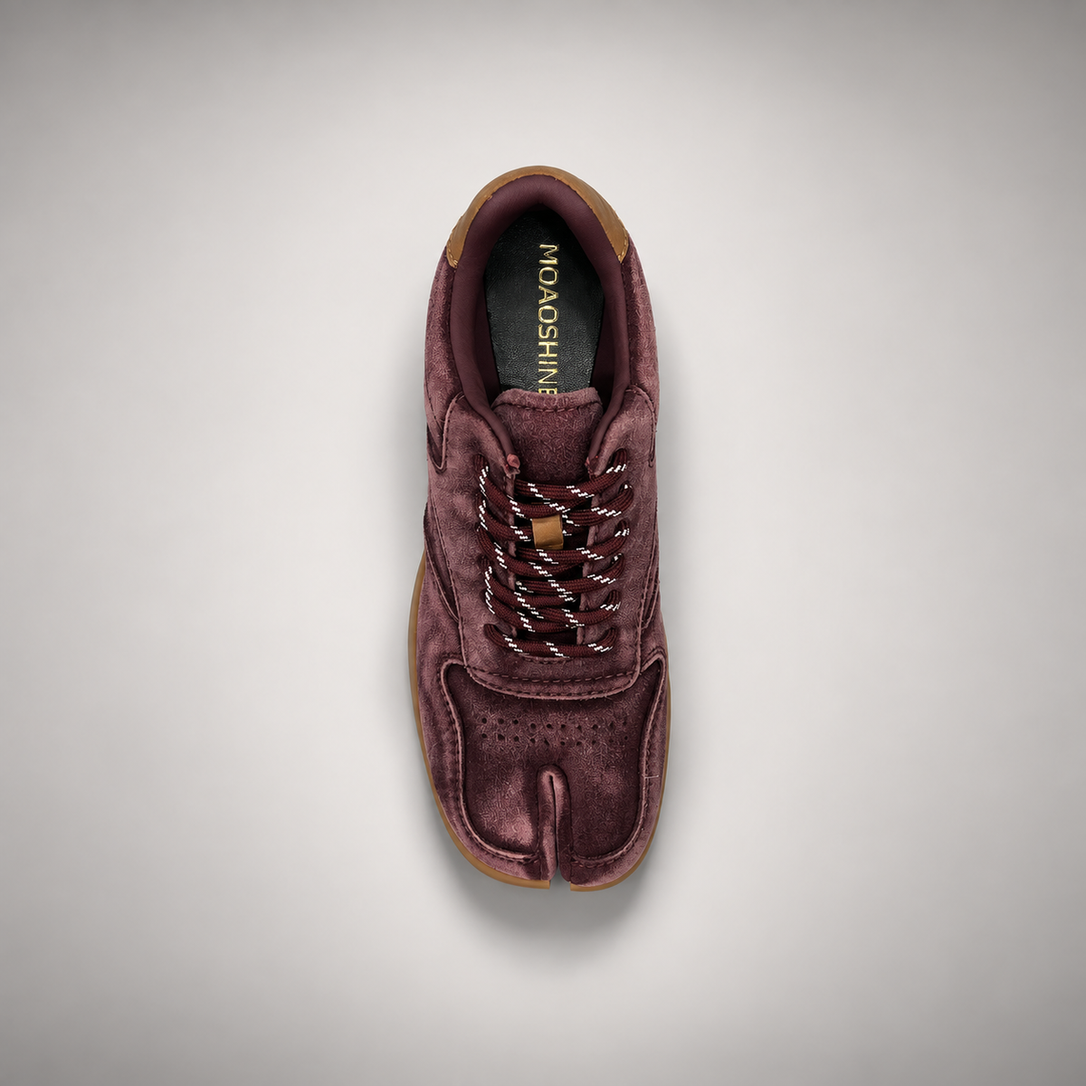 Plum suede sneakers 6