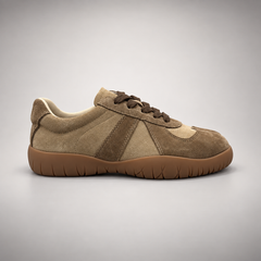 Taupe suede sneakers 2