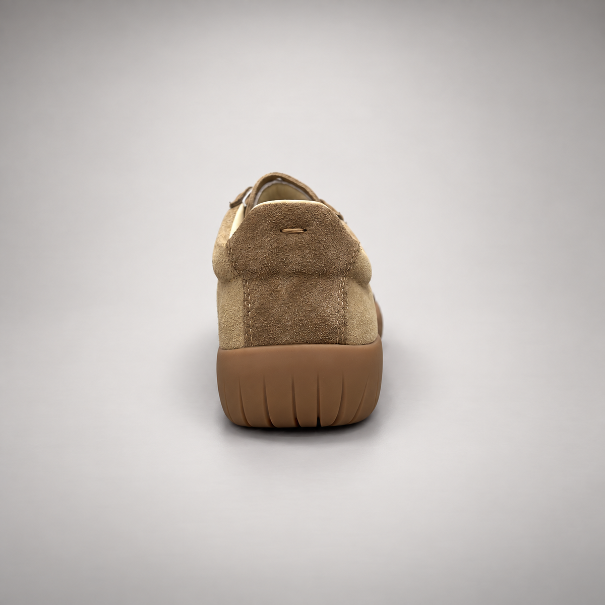 Taupe suede sneakers 4