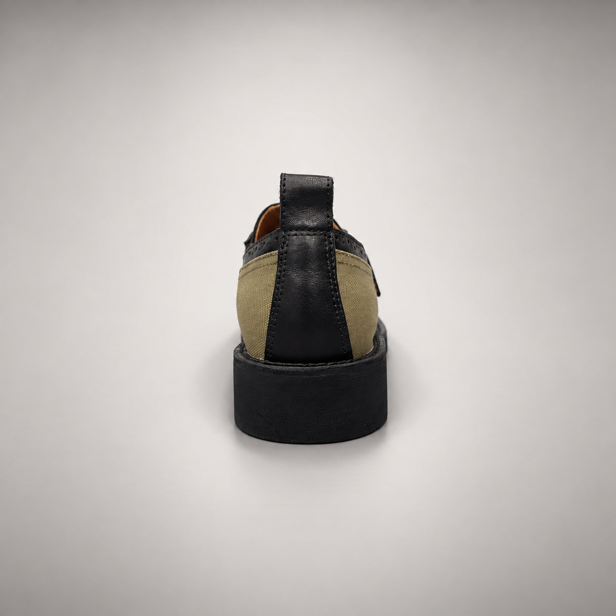 Black olive buckle shoes 4
