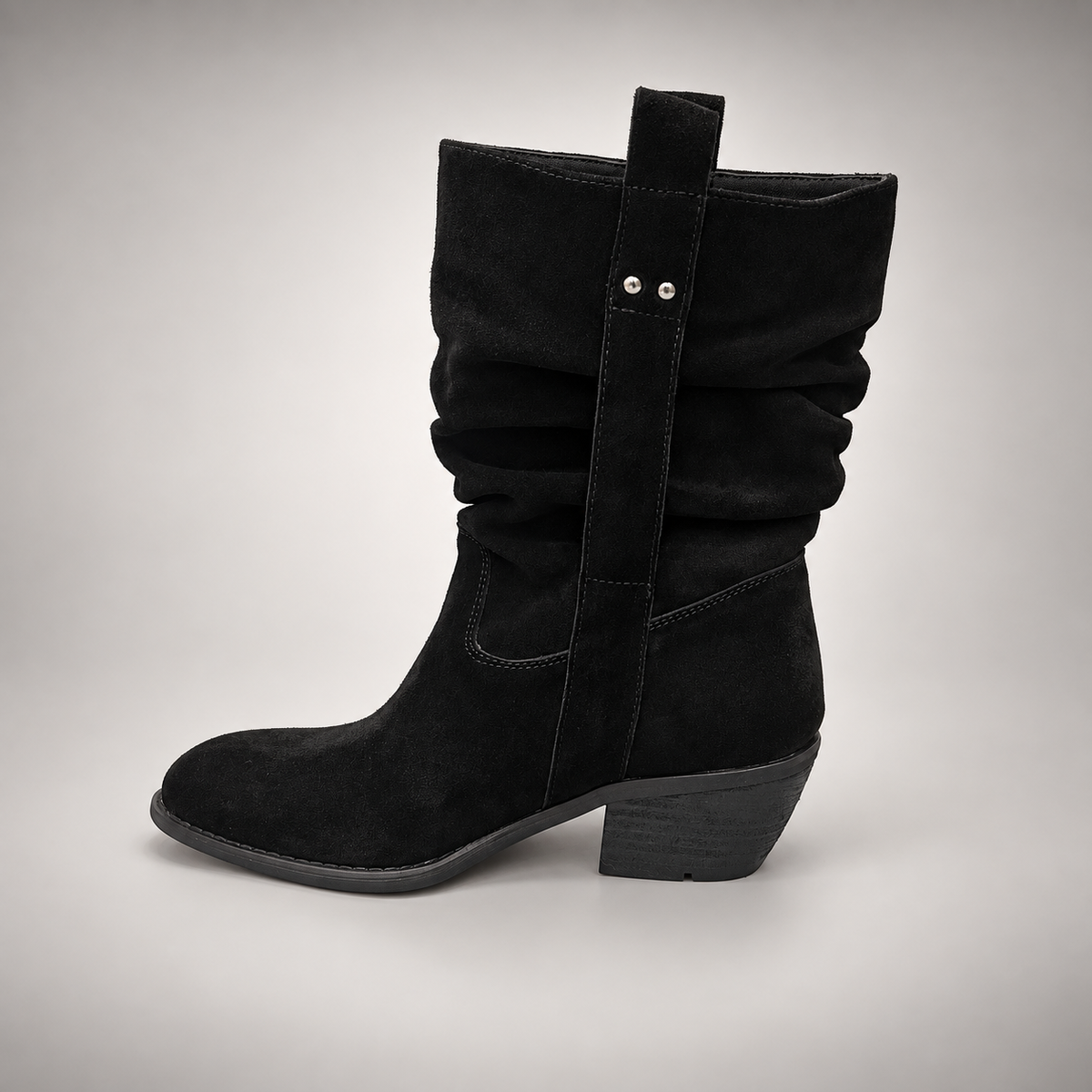 Black strap boots 3