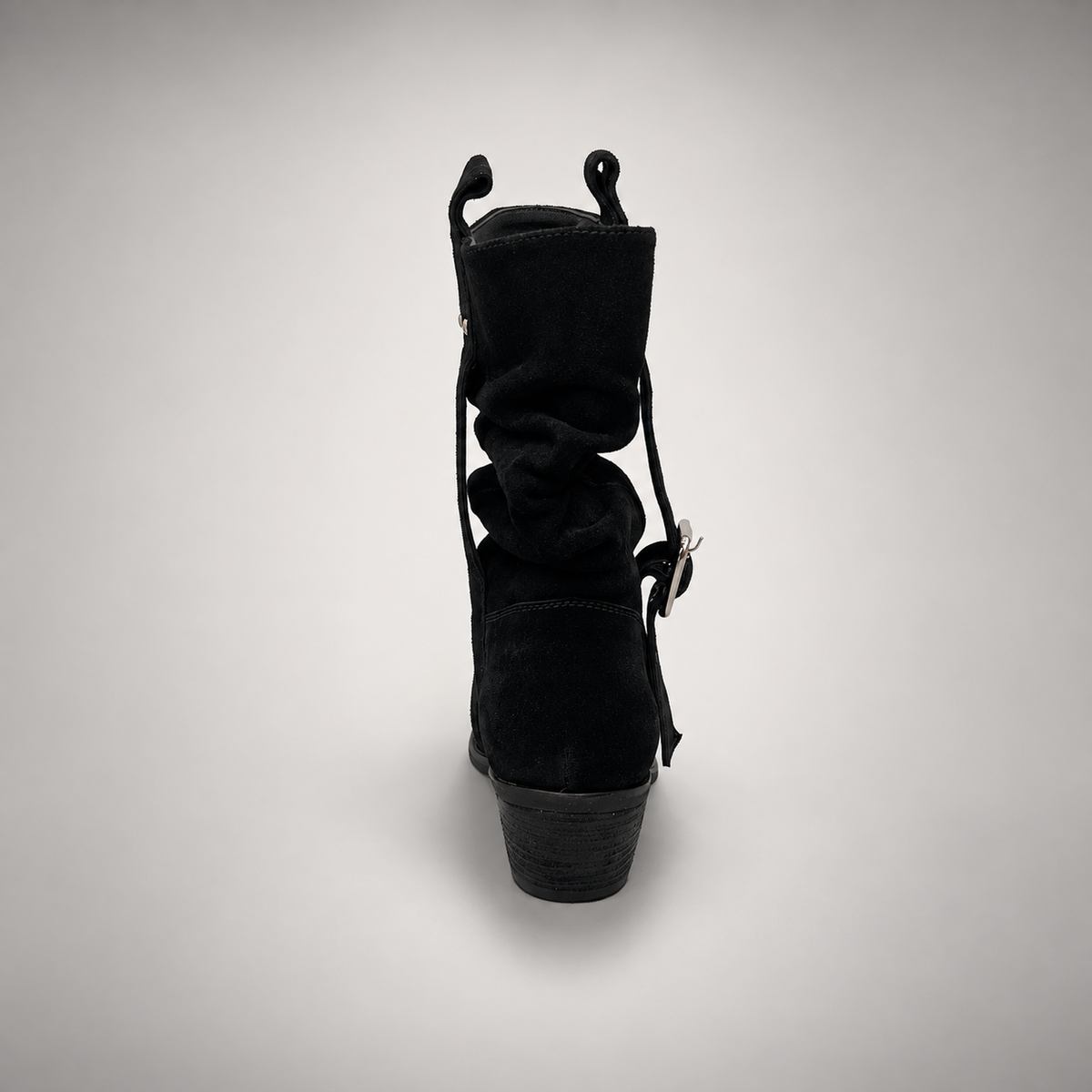 Black strap boots 4