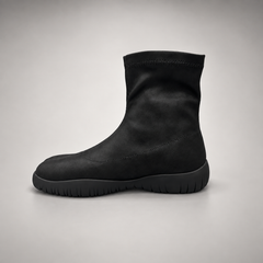 Black stretch ankle boots - view 3