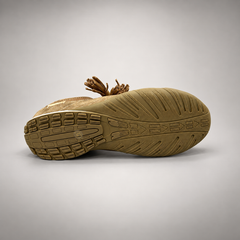 Olive brown fringe suede sneaker