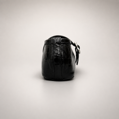 Black buckle-strap flat product view 6