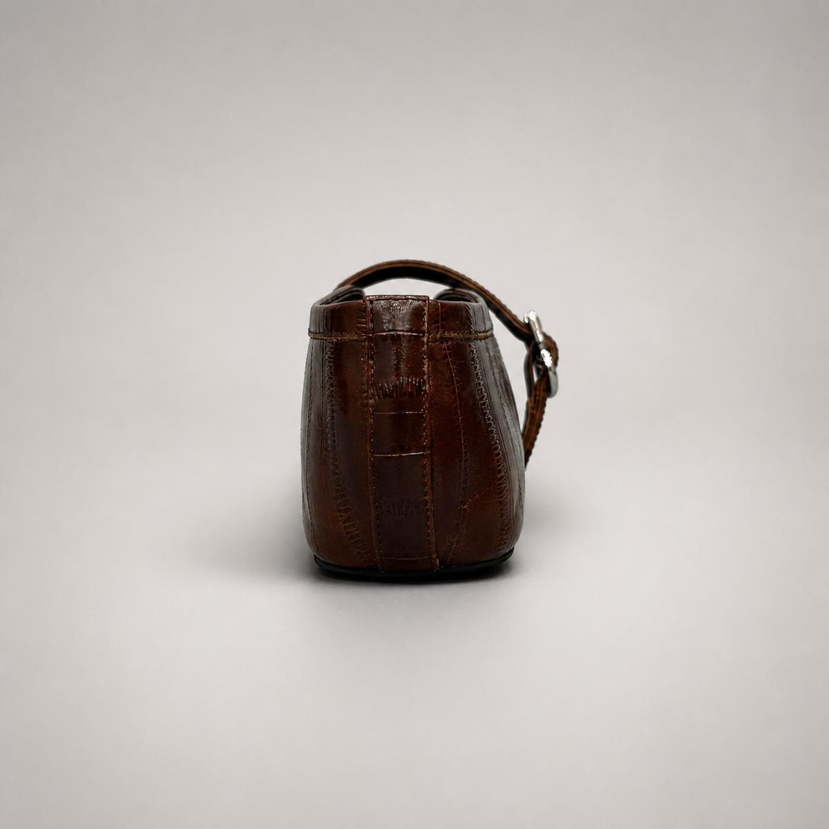 Dark Brown buckle-strap flat product view 4