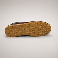 Dark Brown low-profile lace-up sneaker product view 5