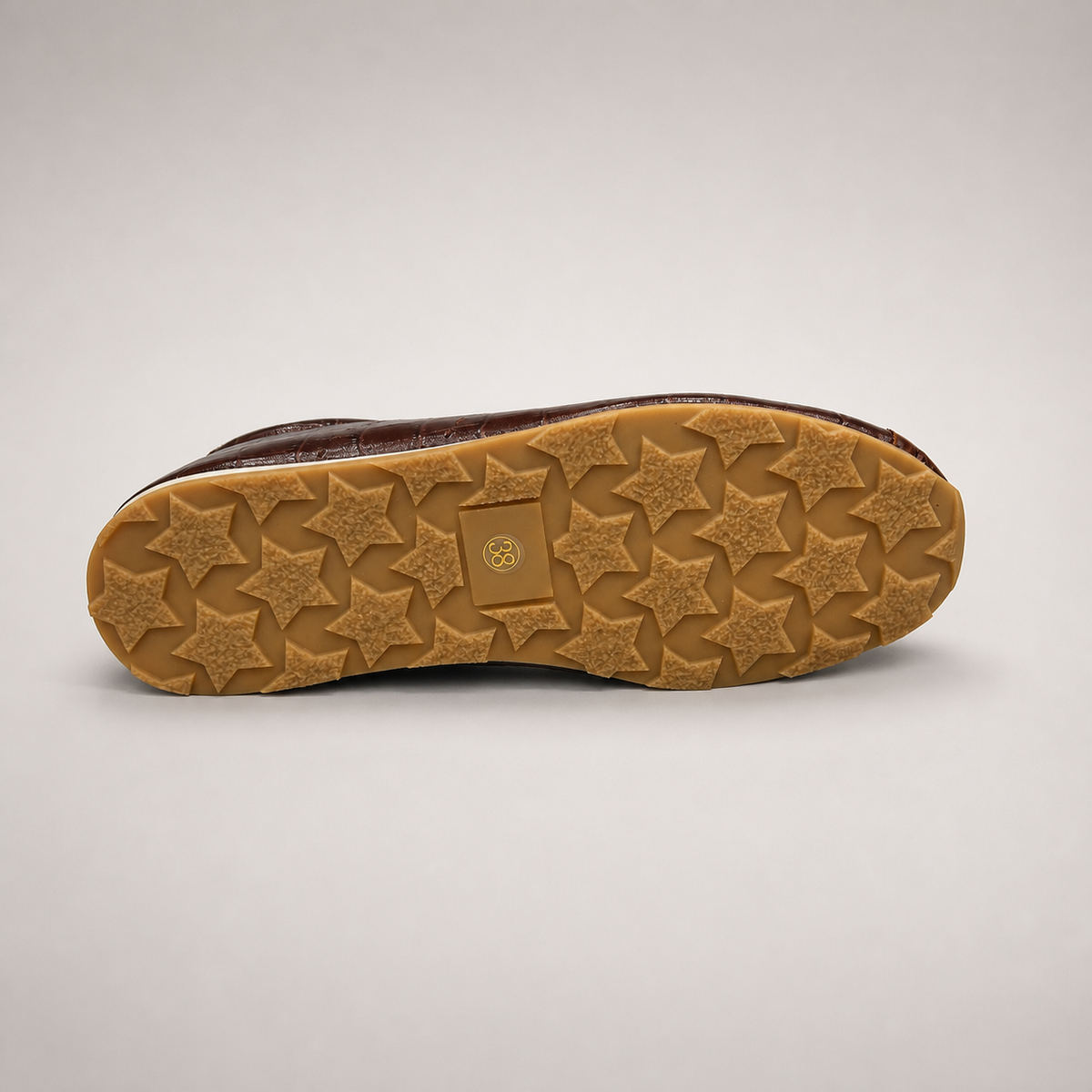 Dark Brown low-profile lace-up sneaker product view 5