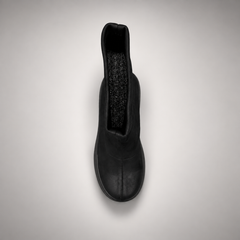 Black Stretch Chunky Platform Boots