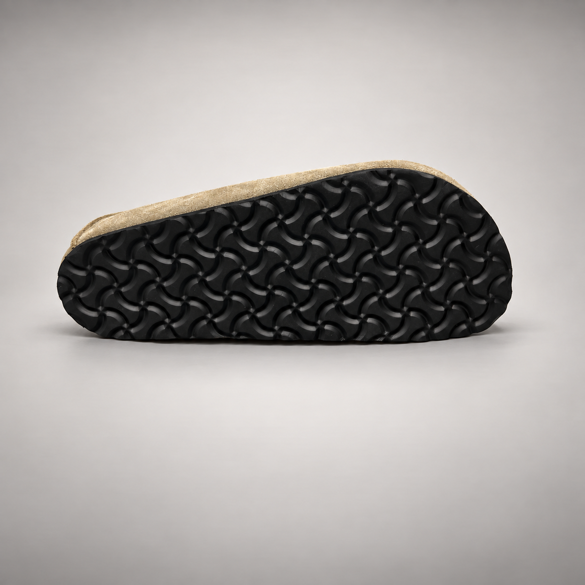 Taupe calf suede penny loafers product view 6