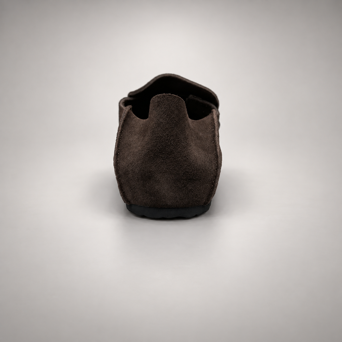 Dark Brown Calf Suede Penny Loafers product view 6