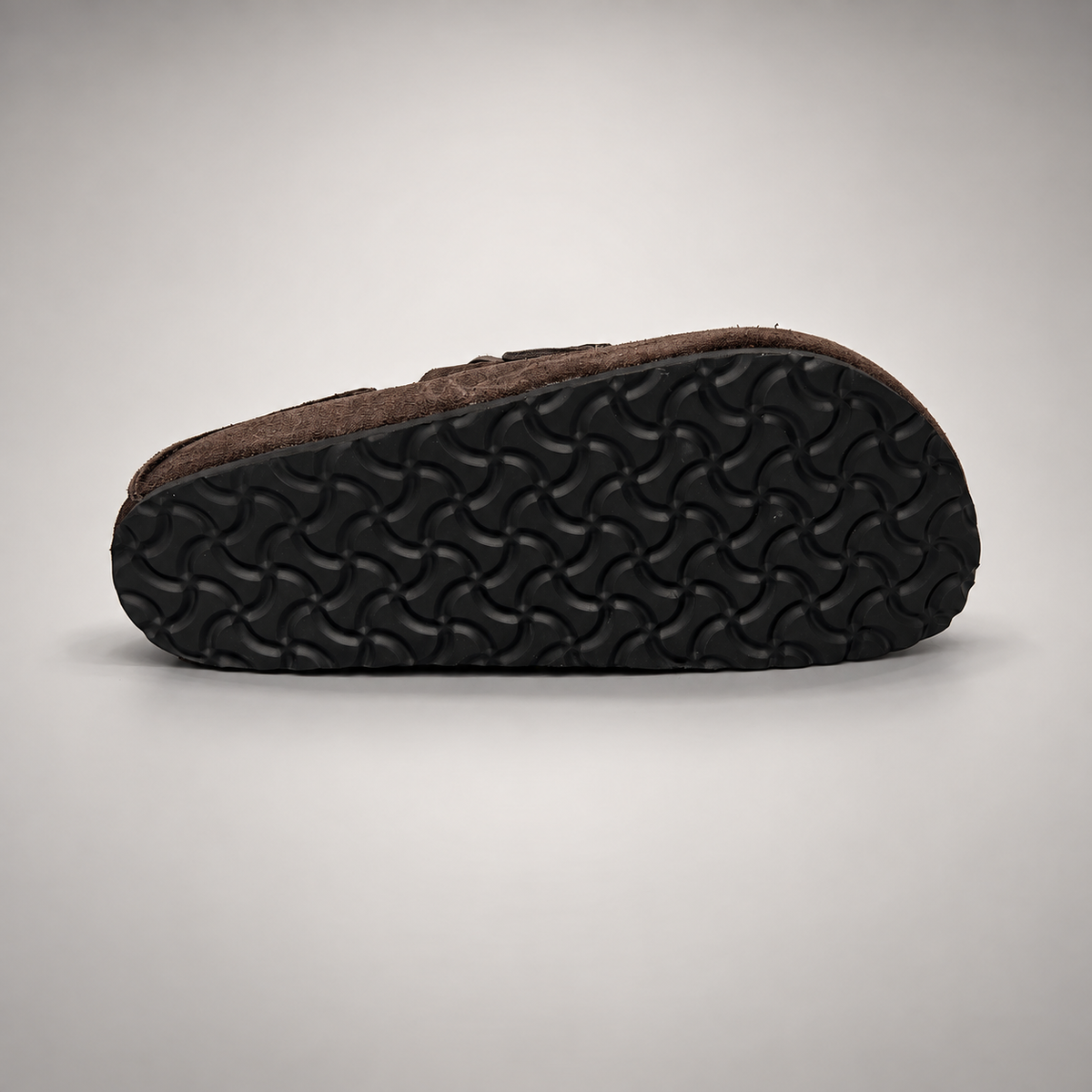 Dark Brown Calf Suede Penny Loafers product view 7