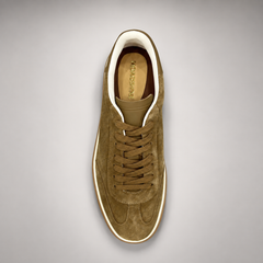 Tan Sheep Suede Lace-Up Sneakers product view 5