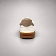 Ivory Sheep Suede Lace-Up Sneakers product view 5