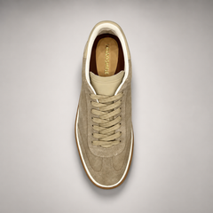 Taupe Sheep Suede Lace-Up Sneakers product view 5