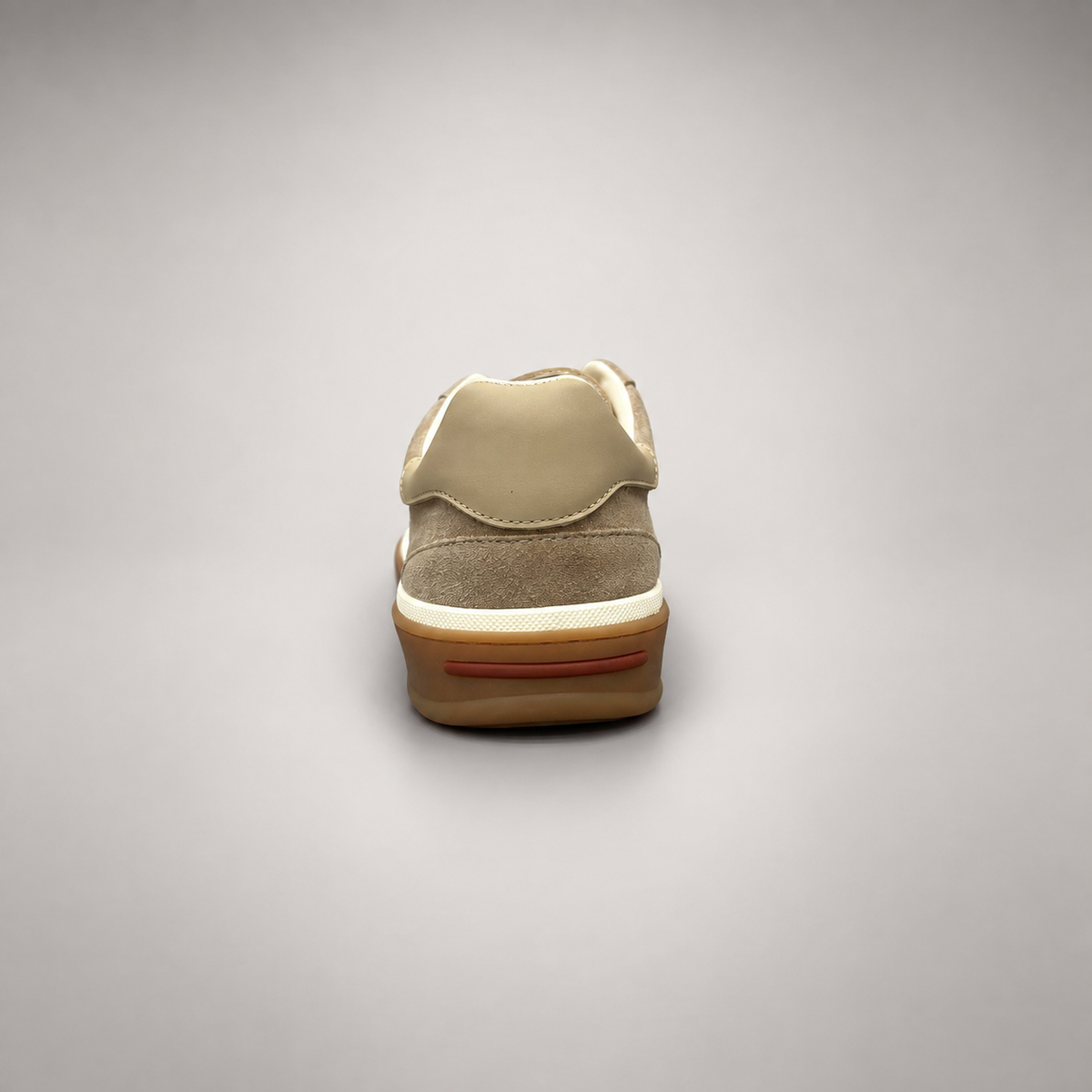 Taupe Sheep Suede Lace-Up Sneakers product view 7