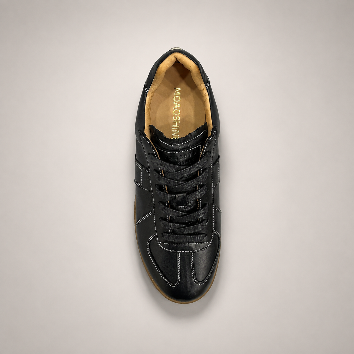 Black sneaker product view 5