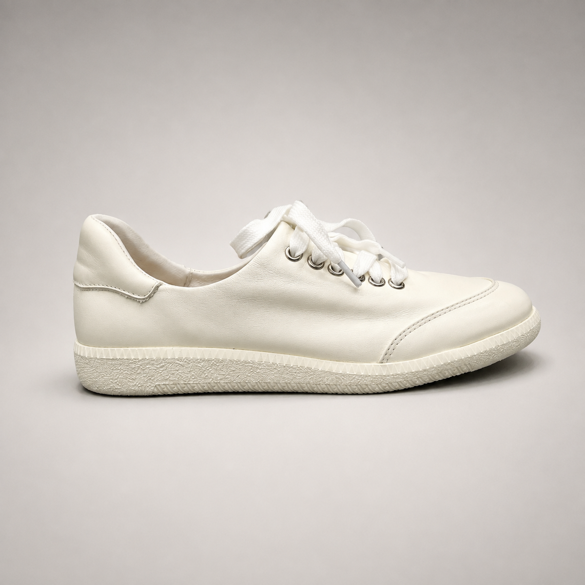 White sneaker product view 2