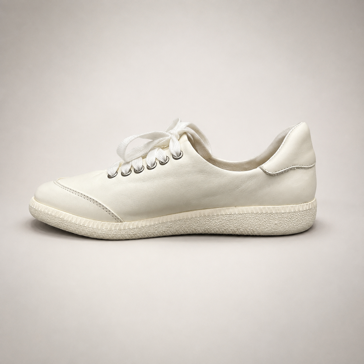 White sneaker product view 3