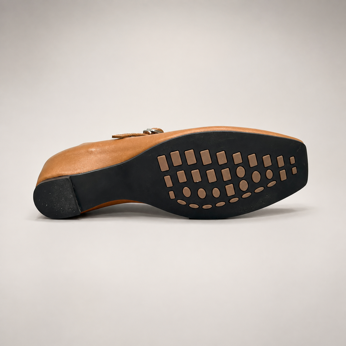 Brown Mary Jane pump product view 5