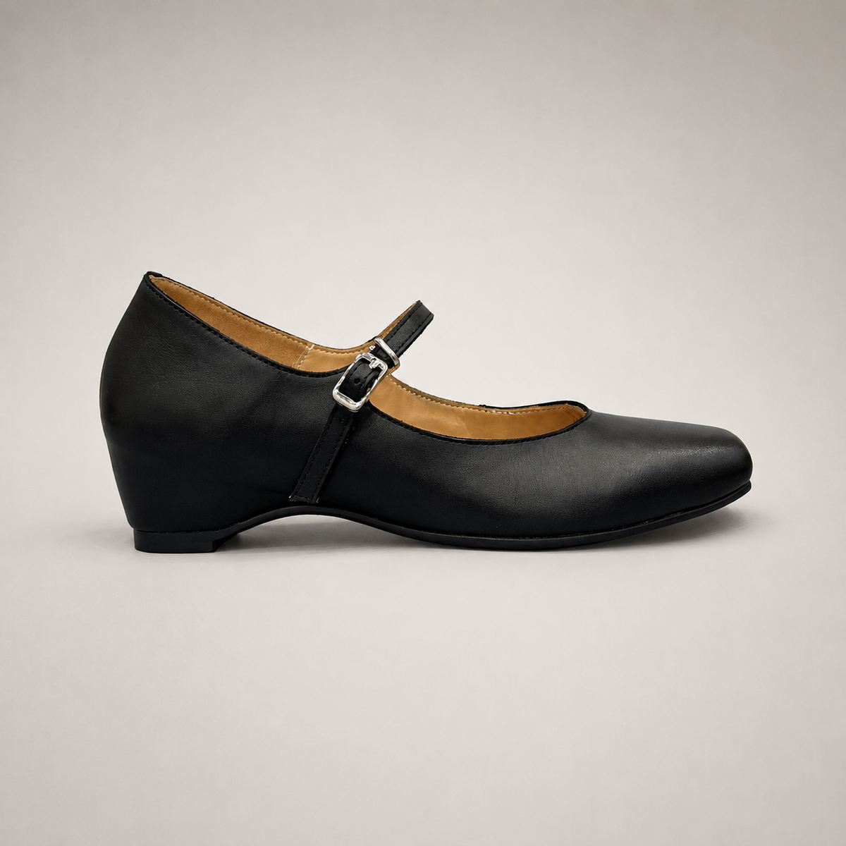 Black Mary Jane pump product view 2