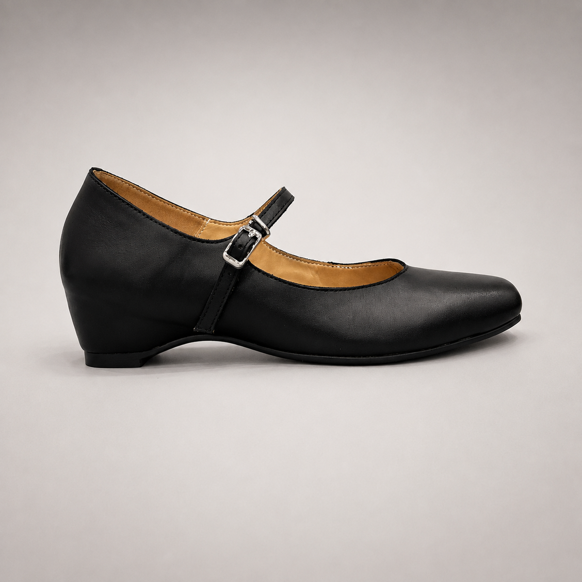 Black Mary Jane pump product view 3