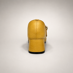 Yellow Mary Jane pump product view 4