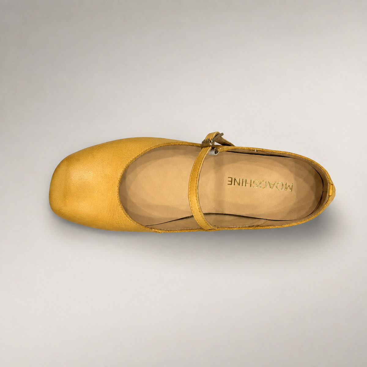 Yellow Mary Jane pump product view 5