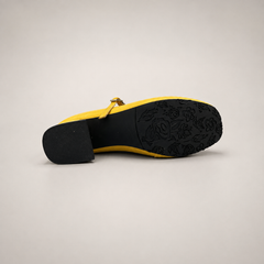 Yellow Mary Jane pump product view 6