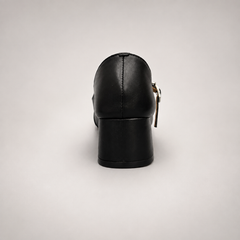 Black Mary Jane pump product view 4