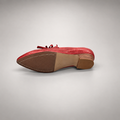 Red Horse Leather Pointed-Toe Tassel Loafers product view 6