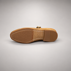 Tan Horse Leather Strap Mary Jane Flats product view 5