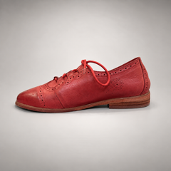 Red Horse Leather Brogue Lace-Up Oxfords product view 4