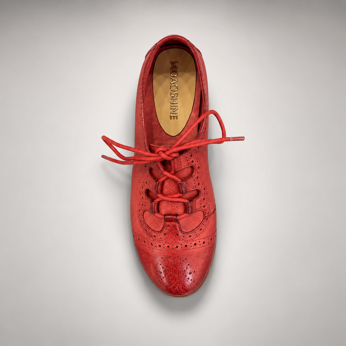 Red Horse Leather Brogue Lace-Up Oxfords product view 7