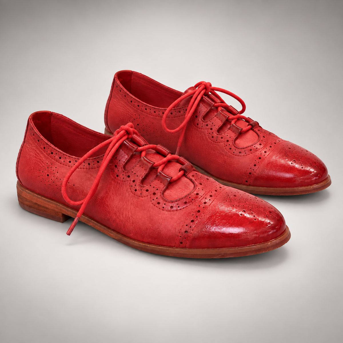 Red Horse Leather Brogue Lace-Up Oxfords product view 8