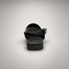 Black Horse Leather Woven Mesh Slingback Flats product view 5