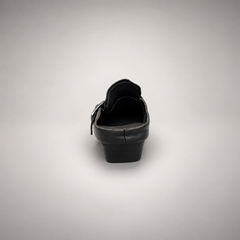 Black Horse Leather Whipstitch Mules product view 7