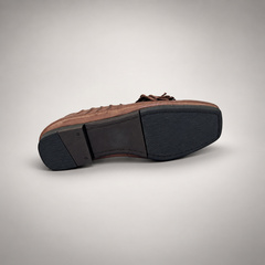 Brown Horse Leather Tassel Loafers product view 7