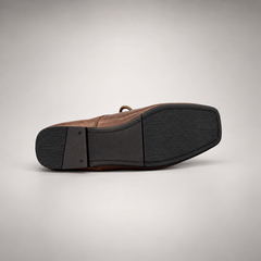 Brown Horse Leather Lace-Up Derby Shoes product view 6