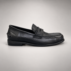 Black Horse Leather Penny Loafers product view 3