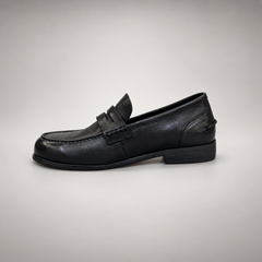 Black Horse Leather Penny Loafers product view 4