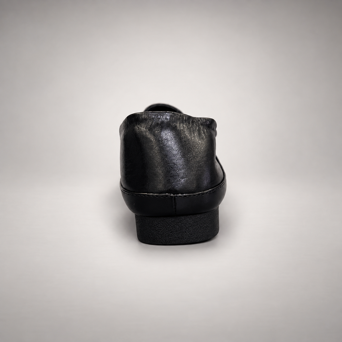 Black Horse Leather Tassel Loafers product view 5