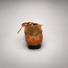 Tan Horse Leather Low-Profile Lace-Up Sneakers product view 5