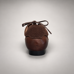 Brown Horse Leather Low-Profile Lace-Up Sneakers product view 5