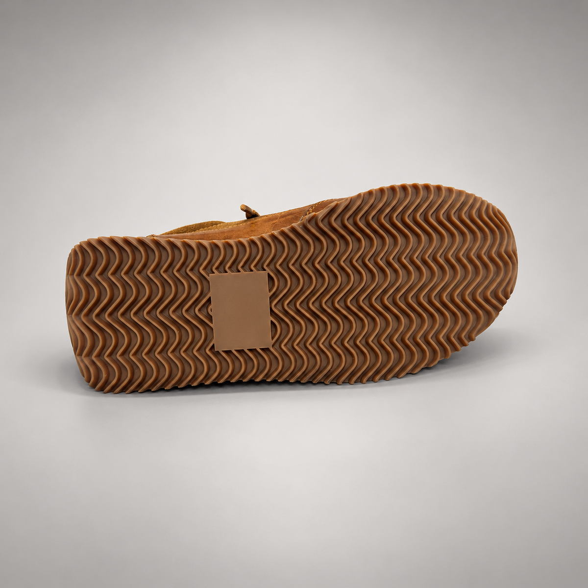 Tan Horse Leather Retro Lace-Up Sneakers product view 6