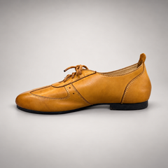 Tan Horse Leather Low-Profile Lace-Up Shoes product view 4