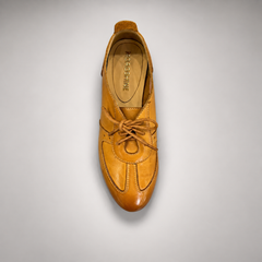 Tan Horse Leather Low-Profile Lace-Up Shoes product view 6